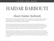 Tablet Screenshot of haidarbarbouti.com